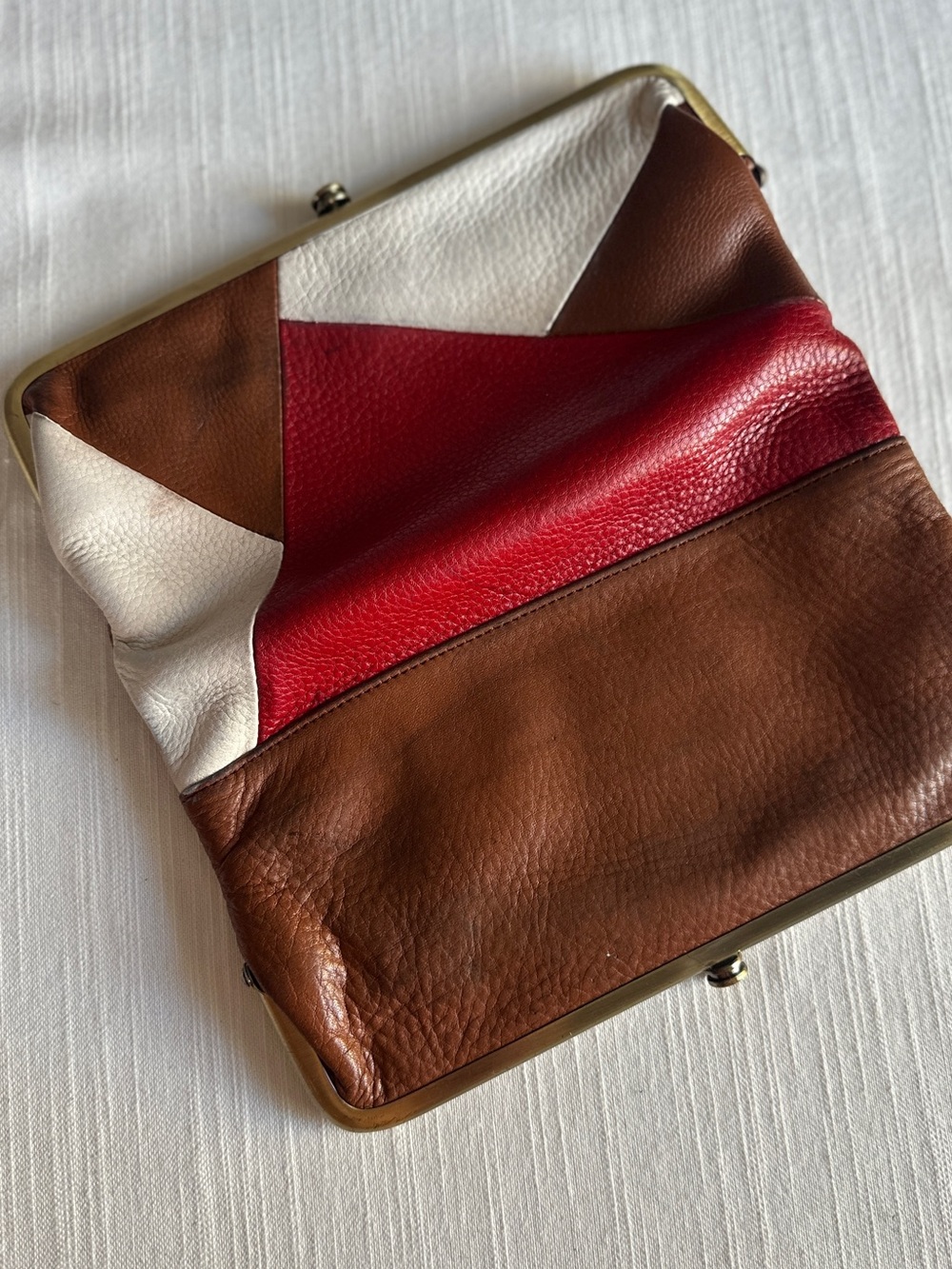 HOBO Lauren Patchwork Leather Clutch Wallet